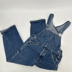 Vintage Old Navy Denim Overalls Womens Size 8 Blue Jeans Workwear Carpenter Y2K